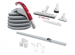 Attachment kit 24V with Nordik brush 12" (30.5 cm) with wheels