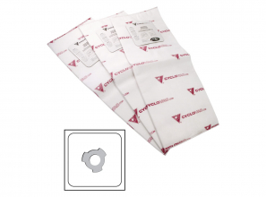 Heavy duty electrostatic filter bag - 3 notches - set of 3